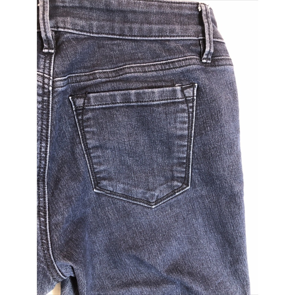 Ann Taylor Loft Jeans Women's Size 27/4 Denim Dark Blue Modern Crop Low Rise - Picture 5 of 13